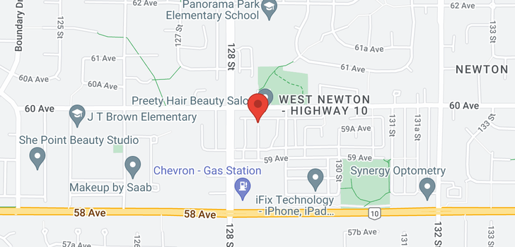 map of 5964 128A STREET